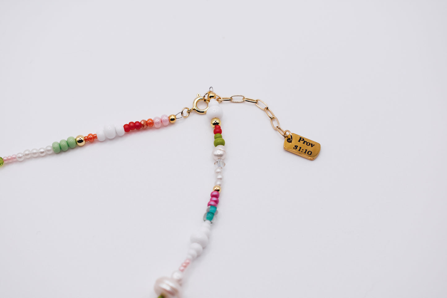 Multi-color necklace- Proverbs 31:10
